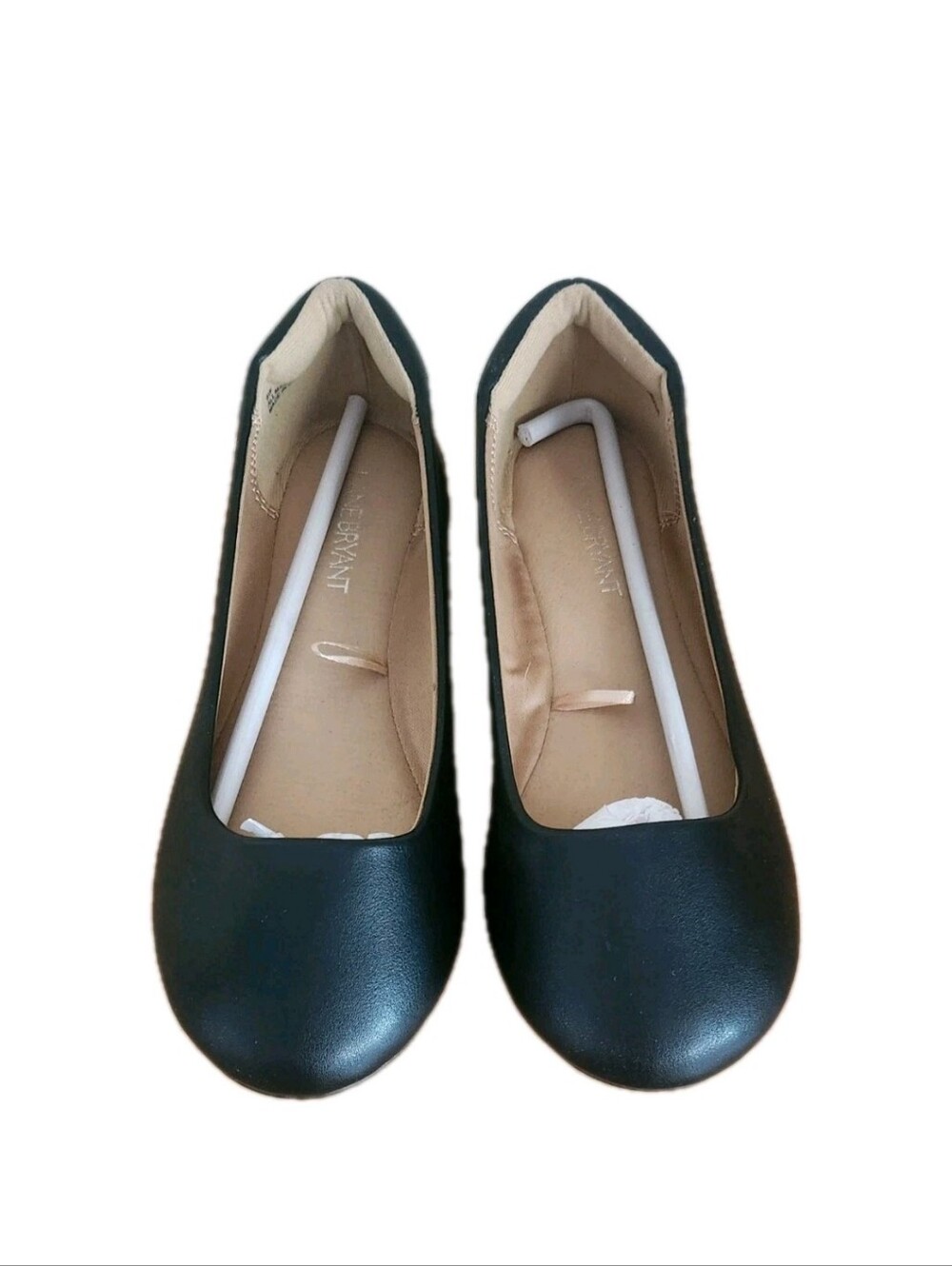 Lane Bryant Black Ballet Flats Women's Size 8W